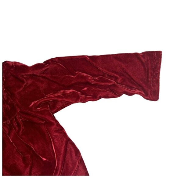 Vintage Baby Velvet & Lace Dress Set With Bloomers - Picture 7 of 12